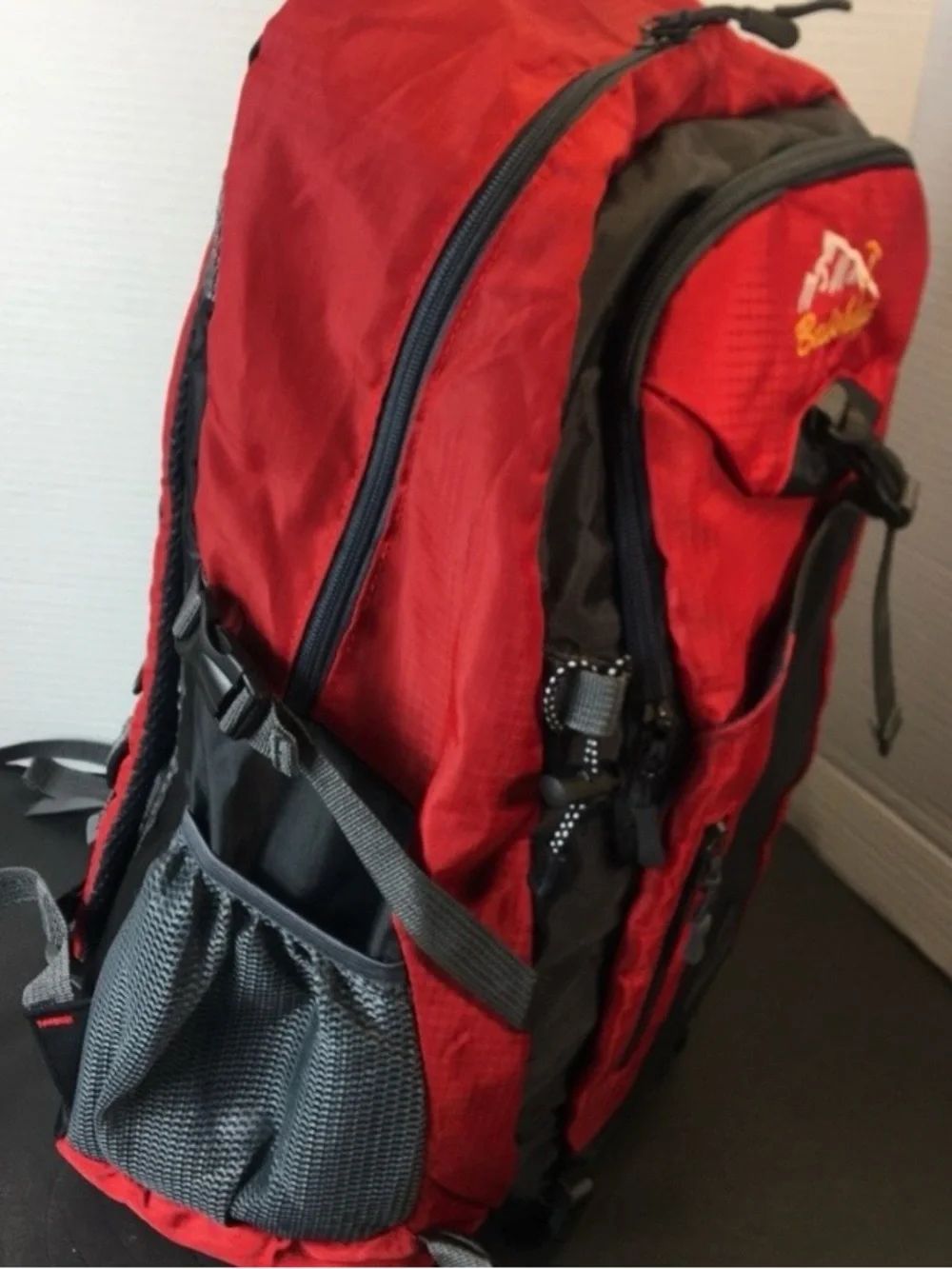 Baishiqi Alaska 40L Hiking Backpack Camping Outdoor Daypack Red Black Travel
